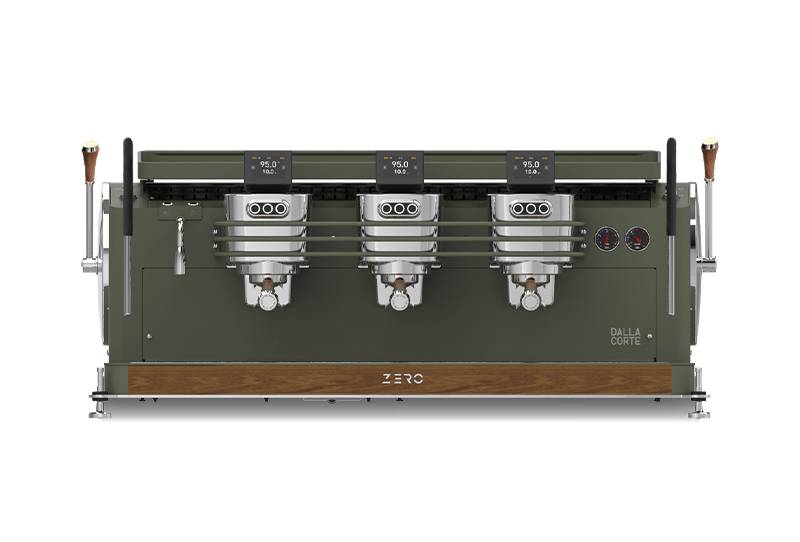 Zero Classic - olivegreenwalnut 4 - Máquinas de espresso profesionales