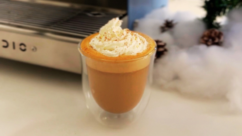 Our Christmas Mock-tail: The Hot Buttered Rum Latte