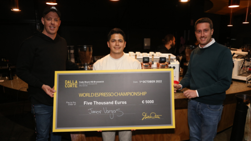 Congratulations Junior Vargas, World Espresso Champion! 