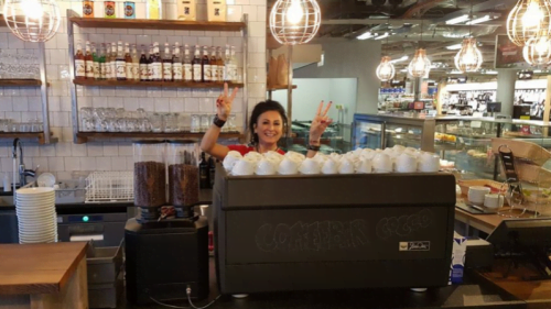 Coffee specialties at Cocco Brig coffee shop
