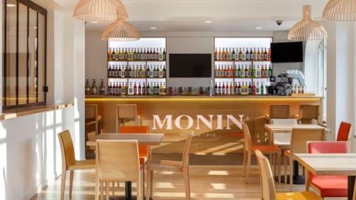 Our dc pro espresso machine at Monin Creation Studios