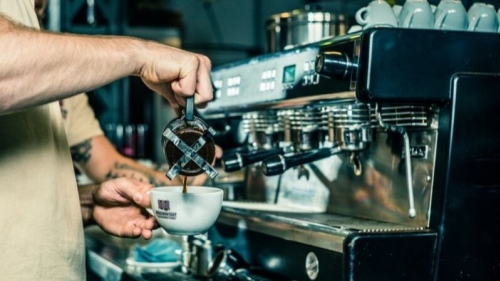 Speicherstadt, roastery and café. in Hamburg