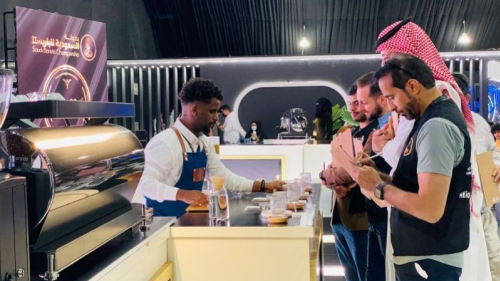 Zero at the candcexpo to sponsor the barista championships